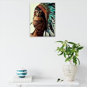 Obraz na plátne - Indigenous Woman 03 - 30x40 cm