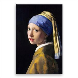 Obraz na plátne - Dievča s perlami Johannes Vermeer - 40x60 cm