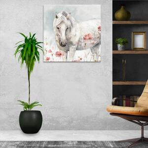 Obraz na plátne - Divoký kôň - 40x40 cm