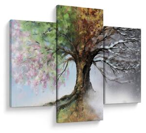Obraz - Strom štyroch ročných období (90x60 cm)
