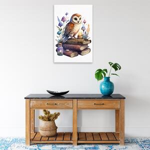 Obraz na plátne - Múdra sova - 40x60 cm