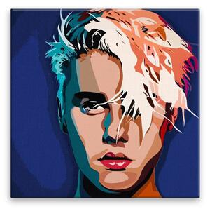 Obraz na plátne - Justin Bieber - 40x40 cm