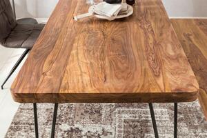 Jedálenský Stôl Masív Sheesham 160x80cm
