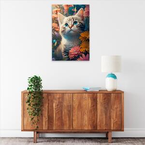 Obraz na plátne - Stratené mačiatko - 40x60 cm