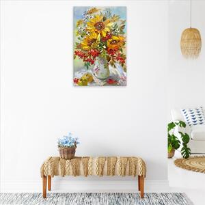 Obraz na plátne - Jesenná váza - 40x60 cm