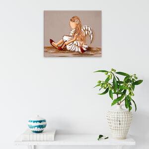 Obraz na plátne - Malý anjelik - 50x40 cm