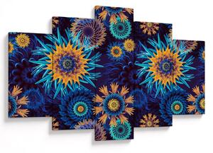 Obraz - 3D kvety (150x105 cm)
