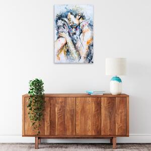 Obraz na plátne - Bozk lásky - 40x60 cm