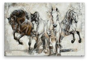 Obraz na plátne - Štyria bojovníci - 120x80 cm