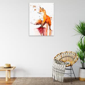 Obraz na plátne - Úvahy líšky - 30x40 cm