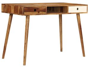 Písací stôl 110x55x76 cm masívne sheeshamové drevo