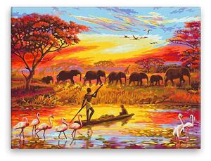 Obraz na plátne - Africká krása - 40x30 cm