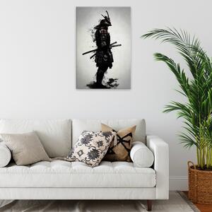 Obraz na plátne - Ozbrojený samuraj - 40x60 cm