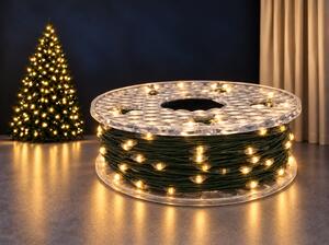 Vianočná LED mikro reťaz, teplá biela so zábleskami, 50 m, 500 kvapkových LED
