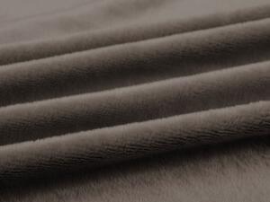 Biante Hrejivé mikroplyšové posteľné obliečky MIS-013 Sivohnedé Jednolôžko 140x200 a 70x90 cm