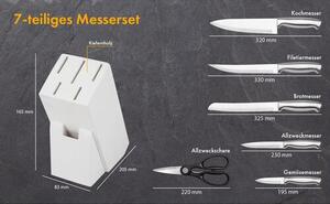 Classbach 7-dielna sada nožov MBS 4018, biela