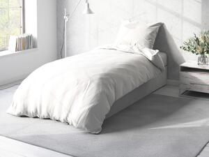 Biante Bavlnené jednofarebné posteľné obliečky Moni MO-020 Biele Jednolôžko 140x200 a 70x90 cm