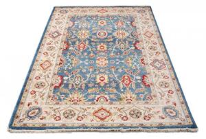 Modrý vintage koberec v orientálnom štýle Šírka: 120 cm | Dĺžka: 170 cm