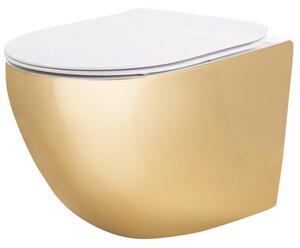 Závesné WC Rea Carlo Mini Tornado NFQ GOLD WHITE