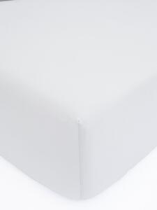 Jersey plachta do postieľky Classic 60 x 120 cm – svetlo sivá