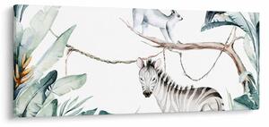 Obraz - Exotické zvieratká (120x50 cm)