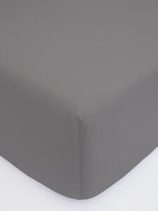 Jersey plachta do postieľky Classic 60 x 120 cm – tmavo sivá