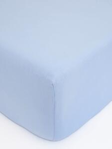 Jersey plachta do postieľky Classic 70 x 140 cm – svetlo modrá