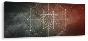 Obraz - Vesmírny dodecagram (120x50 cm)