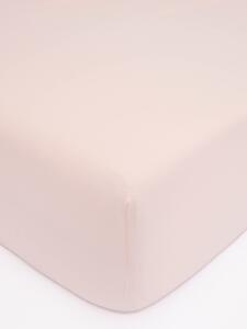 Jersey plachta do postieľky Classic 60 x 120 cm – púdrová