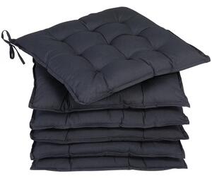 6 x poduška Cozy - antracit