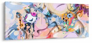 Obraz - Rozprávková abstrakcia (120x50 cm)