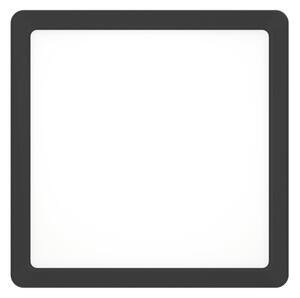Eglo 901303-LED Stropné svietidlo FUEVA LED/10,5W/230V 2700/4000/6500K 22x22cm čierna
