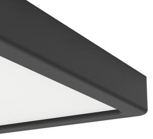 Eglo 901303-LED Stropné svietidlo FUEVA LED/10,5W/230V 2700/4000/6500K 22x22cm čierna