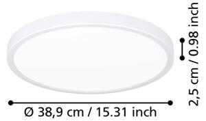 Eglo 901309-LED Stropné svietidlo FUEVA LED/17W/230V 2700/4000/6500K pr. 38,9 cm biela