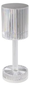 Eglo 75817 - LED RGB stmievateľná nabíjateľná stolná lampa LUCIGNANO LED/800mAh číra