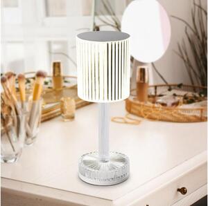 Eglo 75817 - LED RGB stmievateľná nabíjateľná stolná lampa LUCIGNANO LED/800mAh číra