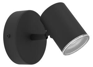 Eglo 901964 - Kúpeľňové nástenné bodové svietidlo CONSUMA 1x GU10/5W/230V IP44 čierna