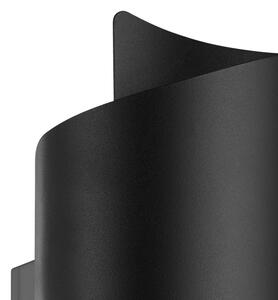Eglo 902023 - LED Vonkajšie nástenné svietidlo MONTARELLO 2xLED/4W/230V IP44 čierna