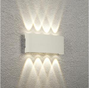Brilagi - LED vonkajšie nástenné svietidlo FLAREBOX LED/8W/230V biela IP65