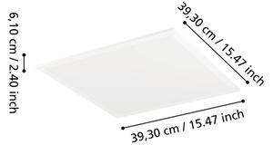 Eglo 901513 -LED RGBW stropné svietidlo MORADILLO-Z LED/19W/230V 40x40 cm biela