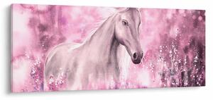 Obraz - Maľovaný kôň (120x50 cm)
