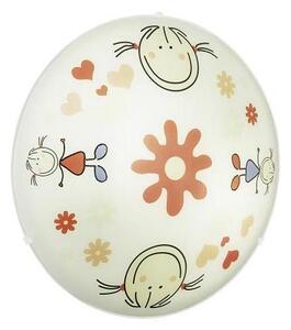 EGLO 88973 - Detské stropné svietidlo JUNIOR 2 2xE27/60W farebné