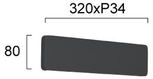 LED nástenné svietidlo KELDA LED/12W/230V 3000K/4000K čierne