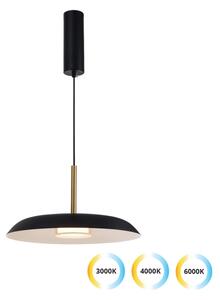 LED luster na lanku NUDO LED/11W/230V 3000/4000/6000K čierna