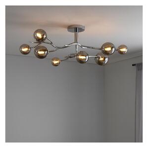 Brilagi - LED prisadený luster MISTEL 9xG9/3W/230V čierny chróm/dymová