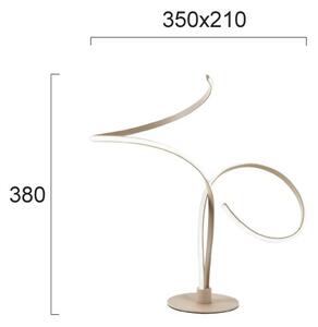 LED stolná lampa IVANA LED/5W/230V béžová