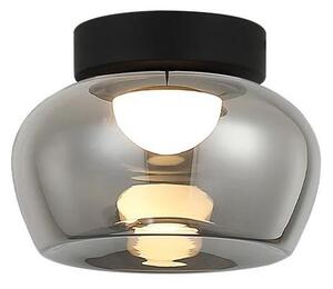 LED stropné svietidlo NADIA LED/9W/230V pr. 16 cm dymové/čierne