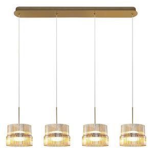 LED luster na lanku LUXE LED/46W/230V mosadz