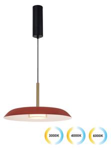 LED luster na lanku NUDO LED/11W/230V 3000/4000/6000K červený