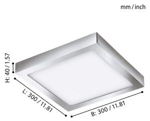 Eglo 33668-LED RGBW Stmievateľné kúpeľňové svietidlo FUEVA-C 21W/230V 30x30cm